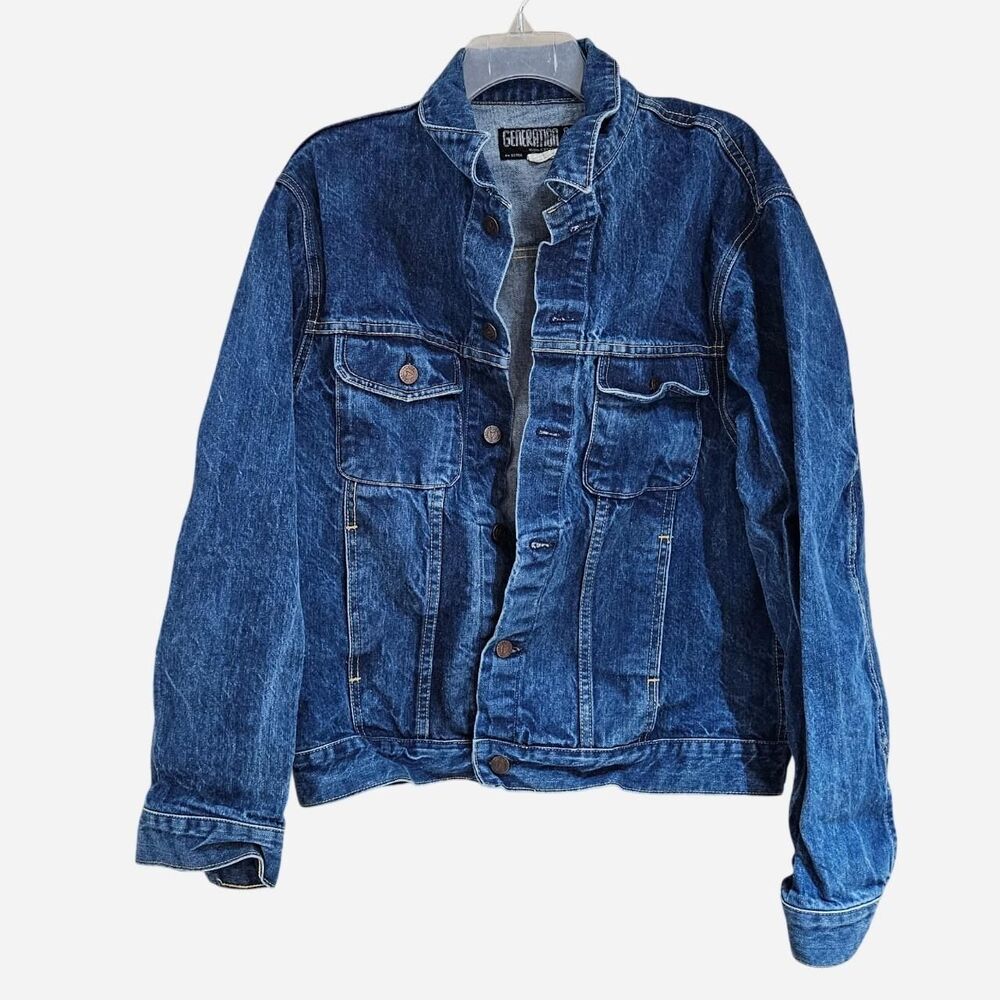 80s western indie heavy denim jacket
